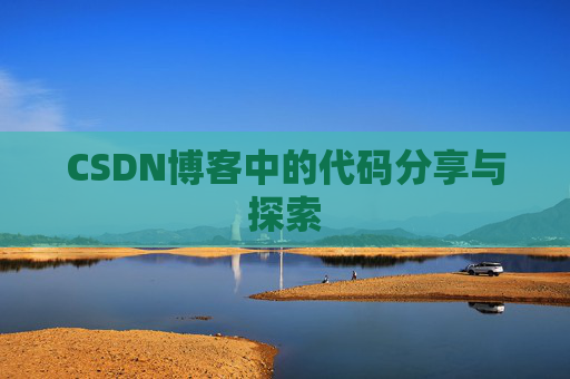CSDN博客中的代码分享与探索